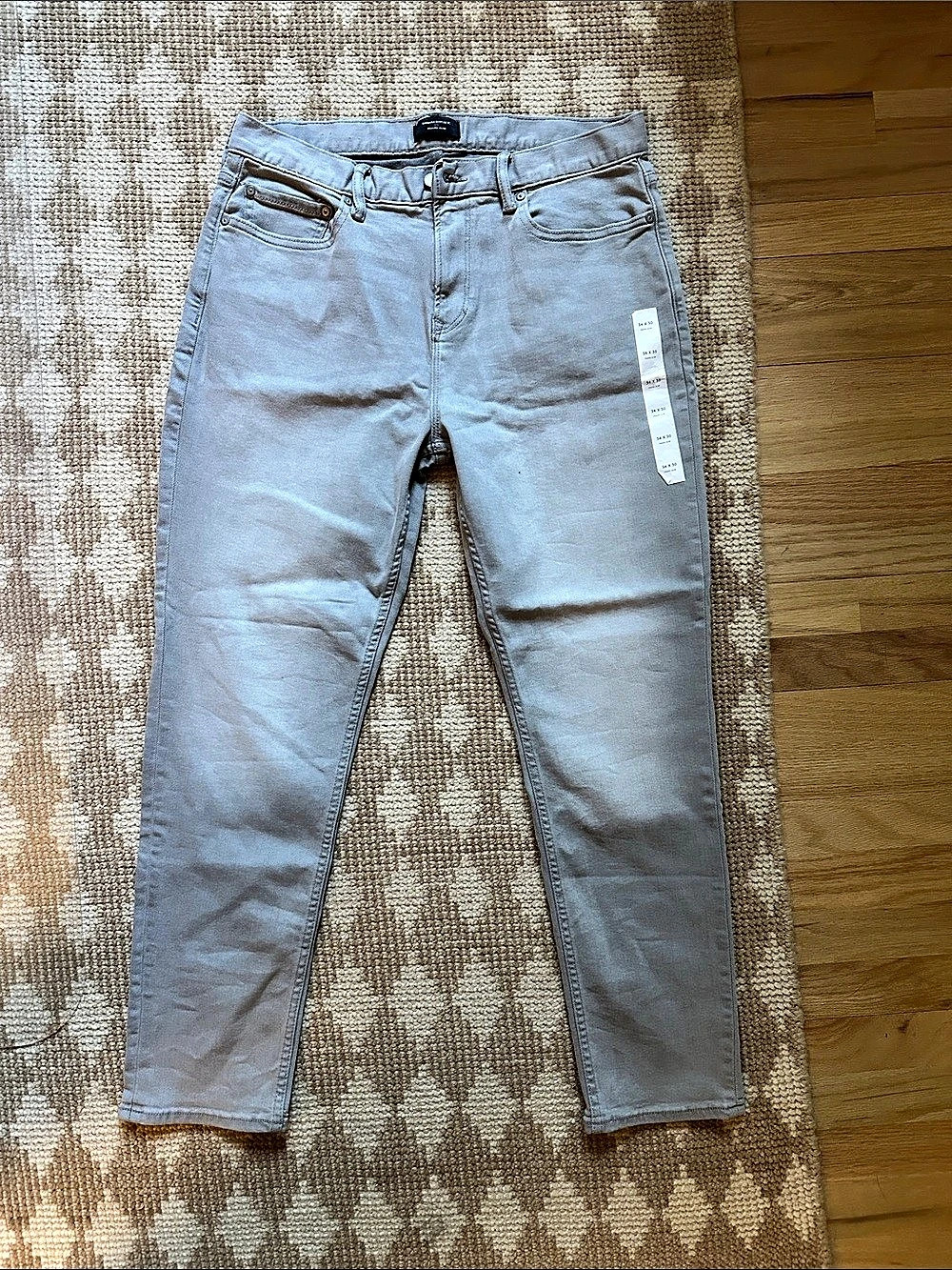 Banana Republic Travel Slim Jeans Gray Waist 34